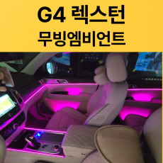 G4렉스턴 무빙엠비언트 (옵션선택) 장착비포함가